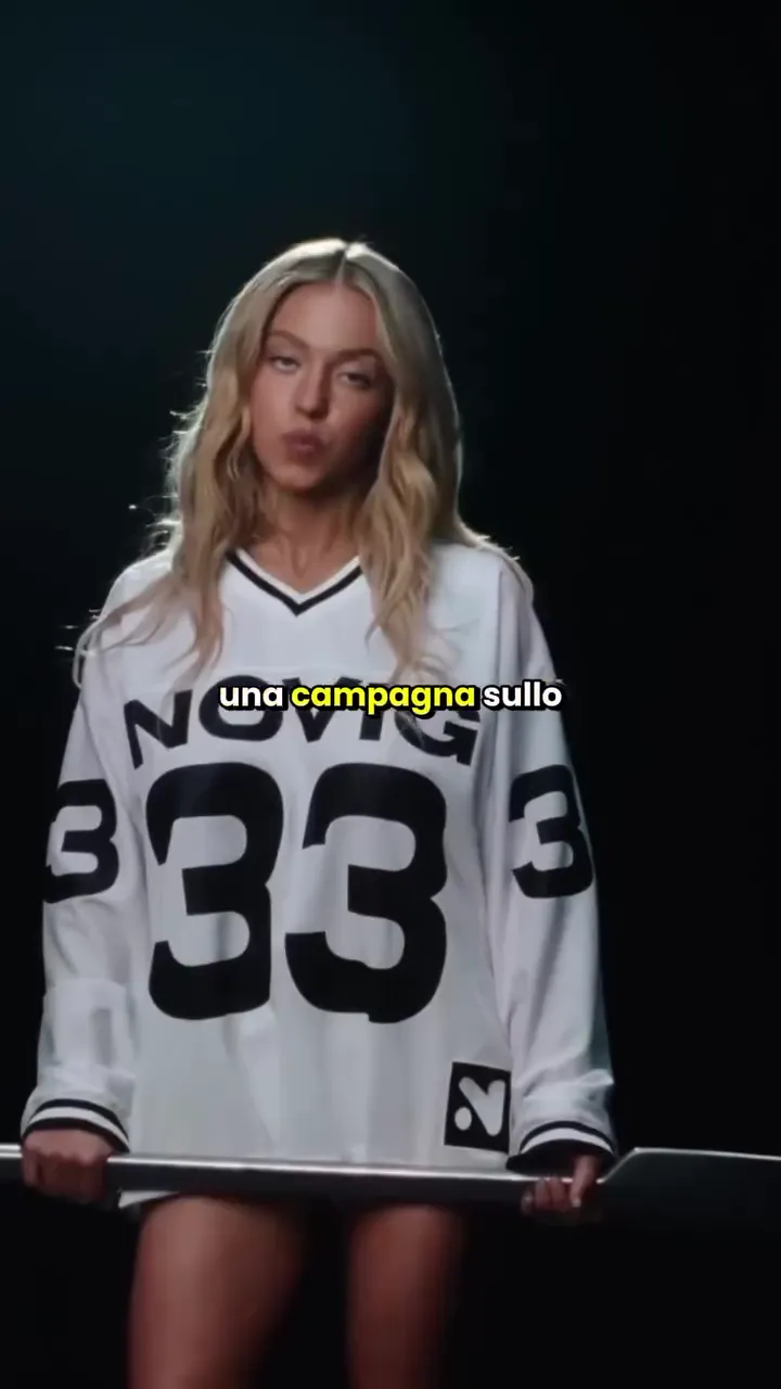 Sydney Sweeney nella campagna Just Sports di Novig