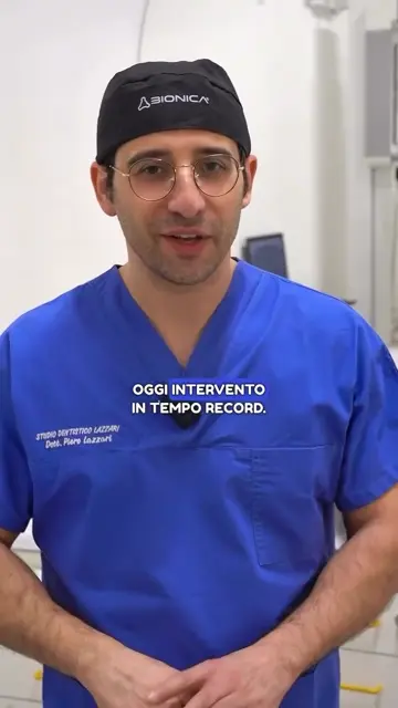Reel di Studio Lazzari: il medico parla in camera